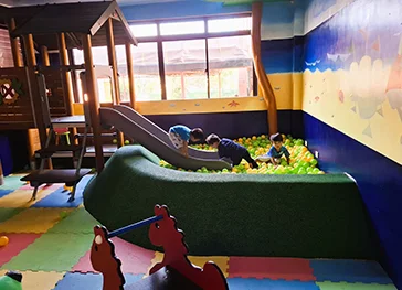Indoor and outdoor children’s playground